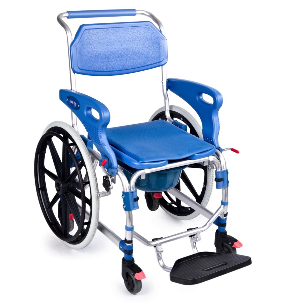 Banyo ve tuvalet özellikli Manuel tekerlekli sandalye